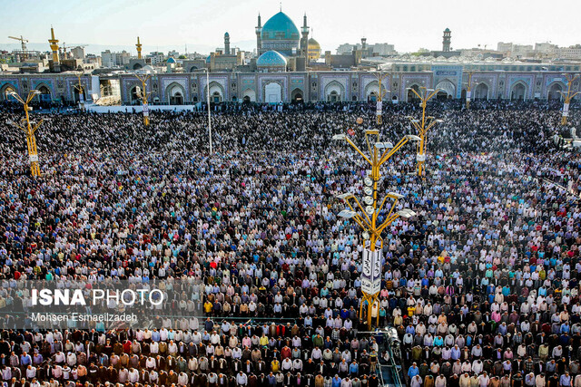 نماز عید فطر در شهرهای مختلف ایران