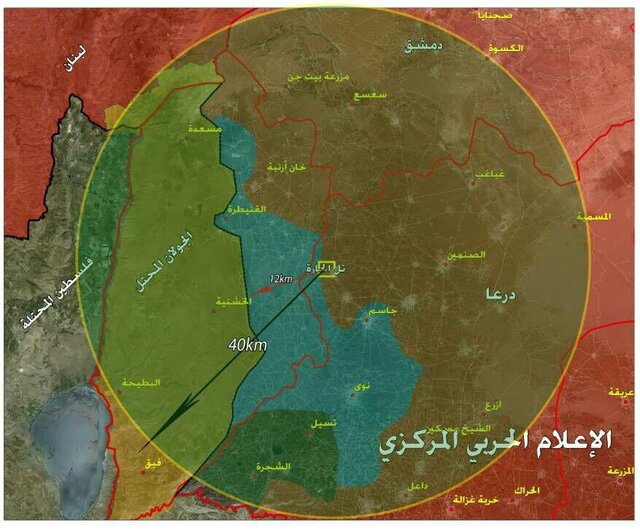 پاسخ ارتش سوریه به حمله هوایی رژیم صهیونیستی به حومه درعا