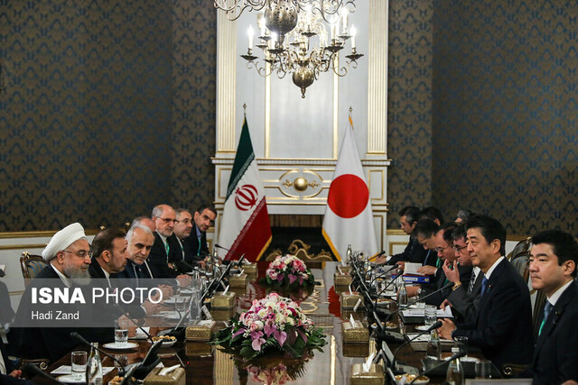 استقبال روحانی از سرمایه‌گذاری ژاپن در جنوب ایران/قدردانی «آبه» از ایران بخاطر پایبندی به برجام
