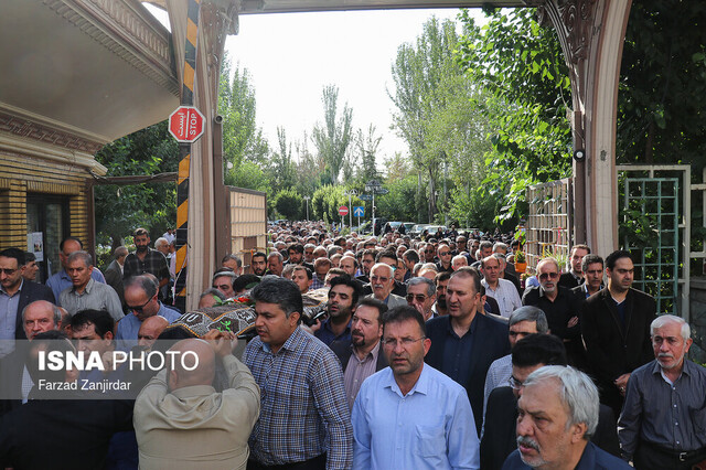 تشییع پیکر مرحوم «سید شمس‌الدین وهابی»