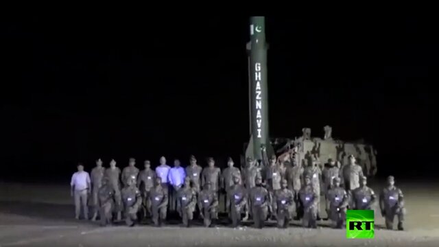پرتاب آزمایشی موشک بالستیک توسط پاکستان