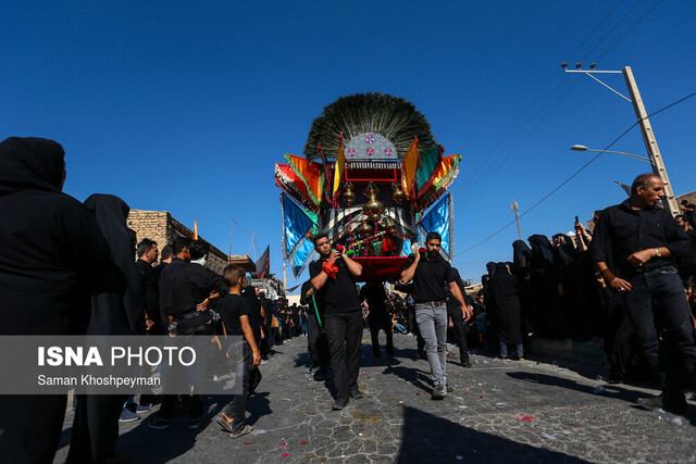 ورود نمادین کاروان امام حسین(ع) به دشت کربلا