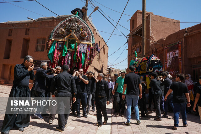 عزاداری تاسوعای حسینی در «ابیانه»