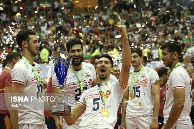 قهرمانی تیم ملی والیبال ایران