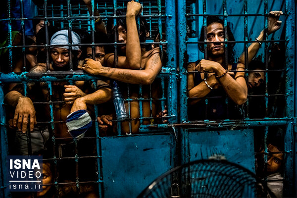 ویدئو / مرگ یک‌پنجم زندانی‌های فیلیپین