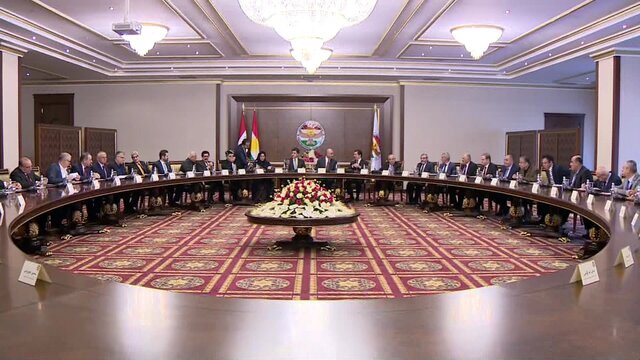 نشست مقامات اقلیم کردستان با رئیس‌جمهور عراق