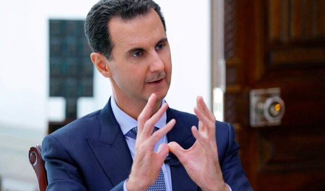 وقتی اسد از سوال مربوط به مرگ ابوبکر بغدادی به خنده می‌افتد