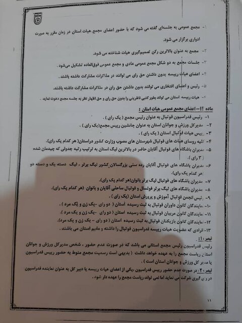 تخلف آشکار در انتخابات هیات فوتبال گیلان/ تغییر اساس‌نامه بدون ضابطه