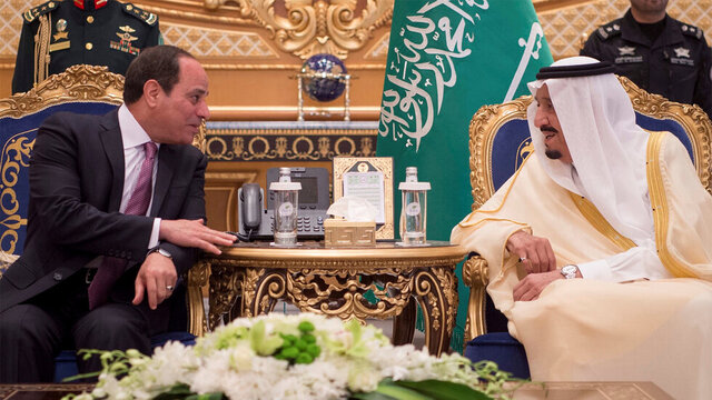 نامه پادشاه عربستان به سیسی درباره اوضاع حساس کشورهای عربی
