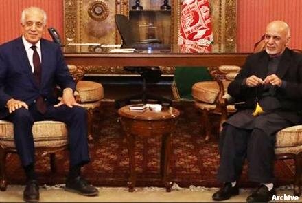 فرستاده ویژه آمریکا در امور افغانستان با اشرف غنی دیدار کرد