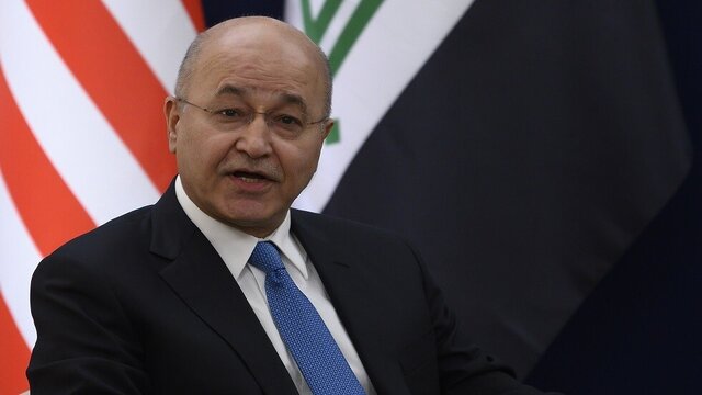 صالح به نخست‌وزیر عراق تبریک گفت