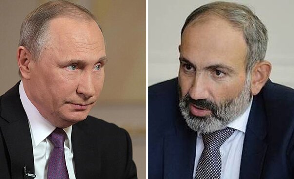 تماس تلفنی پوتین و نخست‌وزیر ارمنستان با محوریت کرونا