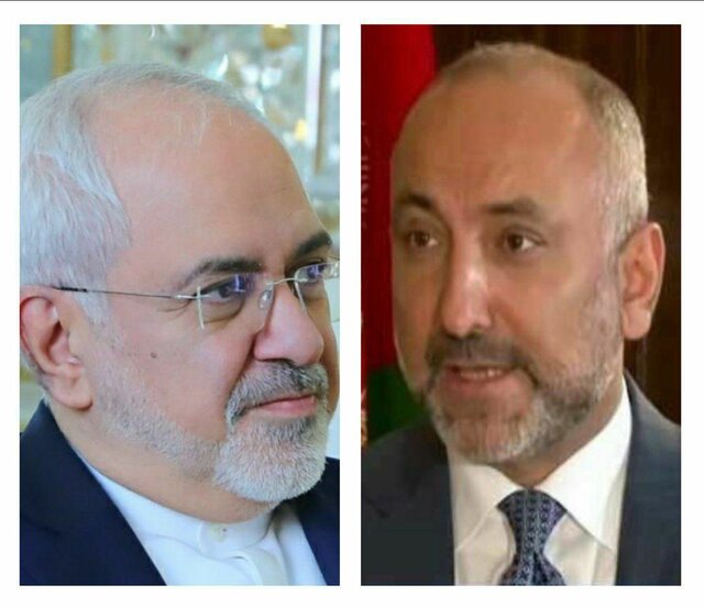 گفت‌وگوی تلفنی ظریف با وزیر خارجه افغانستان