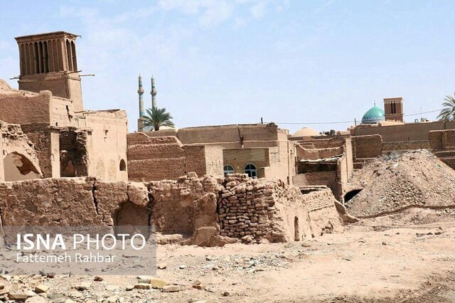 مرمت بخش‌هایی از بزرگترین تخریب بافت تاریخی یزد
