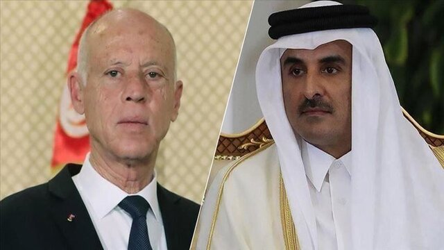 کرونا، محور گفت‌وگوی رئیس‌جمهوری تونس و امیر قطر