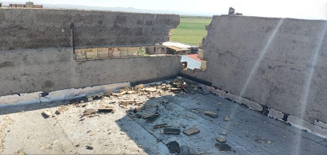 صاعقه به یک منزل مسکونی در یل آباد ساوه خسارت زد
