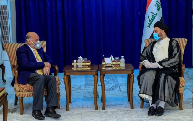 دیدار عمار حکیم با فواد حسین و تأکید بر گسترش روابط عراق با سایر کشورها