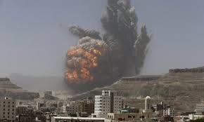 حملات گسترده ائتلاف سعودی به استان‌های یمن