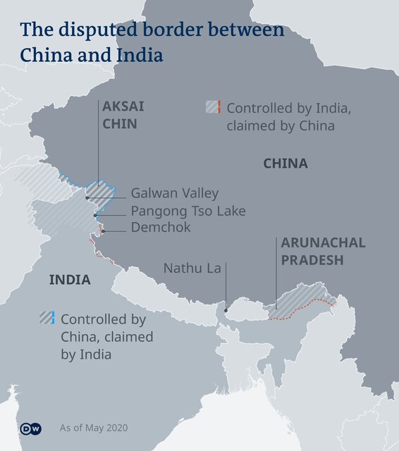 هند و چین طرفین را به آغاز درگیری مرگبار متهم می‌کنند/مودی: به اقدامات تحریک‌آمیز پاسخ می‌دهیم