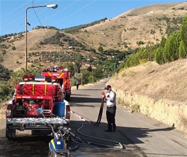 مهار به موقع آتش‌سوزی در پارک آبیدر