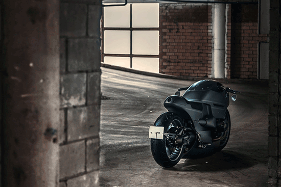 طراحی آخرالزمانی و زیبایی از موتورسیکلت بی‌ام‌و