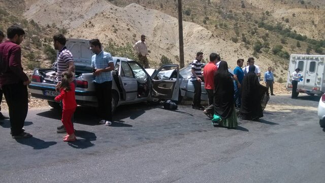 ۲ کشته و ۹ مصدوم طی دو تصادف در محور “یاسوج_شیراز”