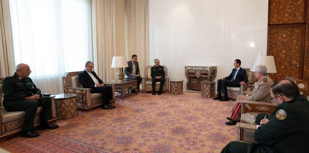 دیدار سرلشکر باقری با بشار اسد