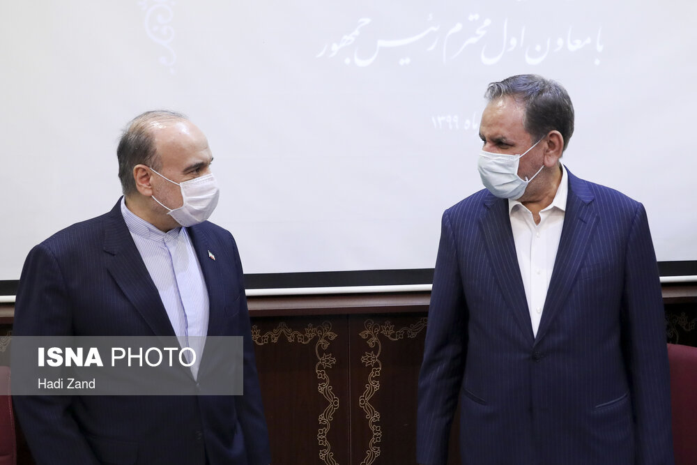 نشست مدیران وزارت ورزش و جوانان با جهانگیری