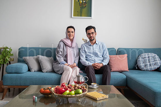 دکوراسیون خانه‌ی سحر و یاسر با رنگ‌های پاستلی