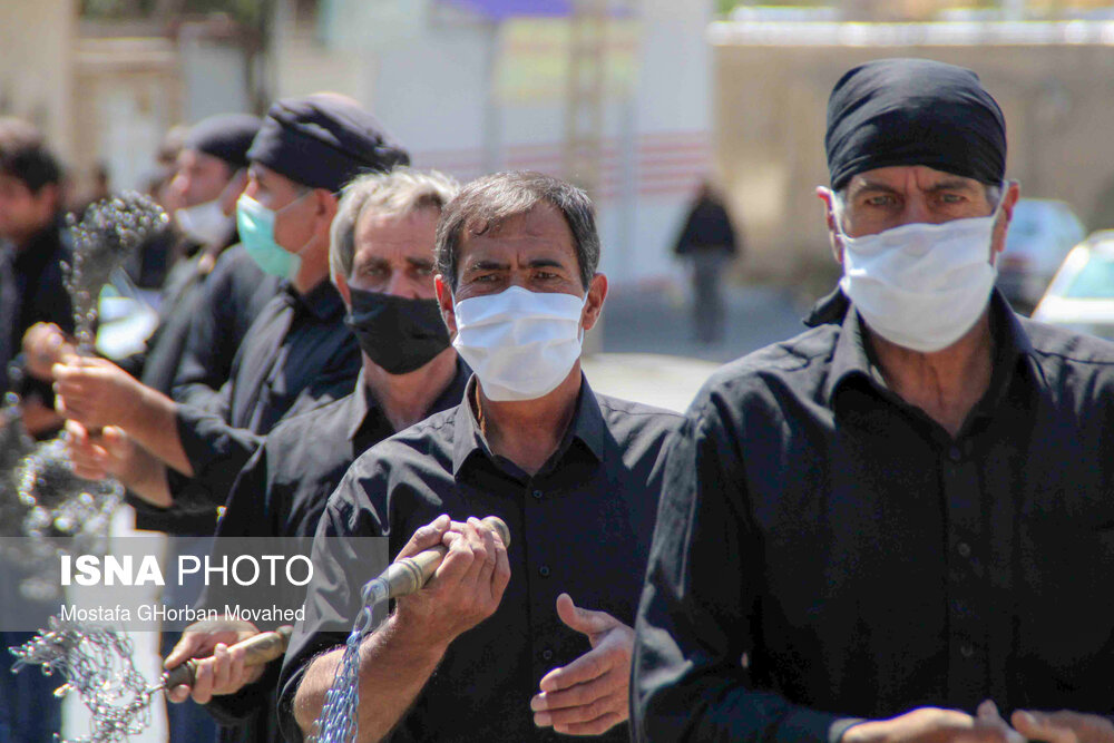 عزاداری تاسوعای حسینی در شهرستان اهر