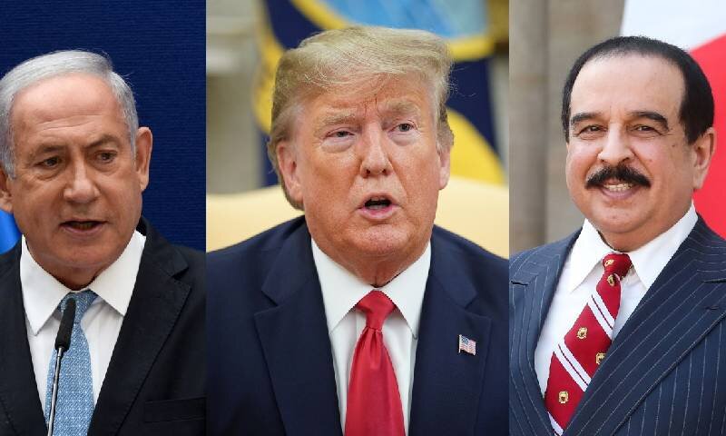 تماس تلفنی سهجانبه آل خلیفه، ترامپ و نتانیاهو تماس تلفنی سهجانبه آل خلیفه، ترامپ و نتانیاهو