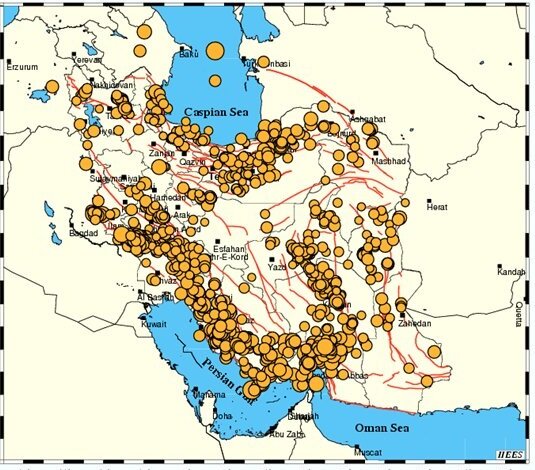 قرار گرفتن “فارس” و “گلستان” در مناطق فعال لرزه‌زا/اثرات زلزله‌های القایی بر گسل‌ها