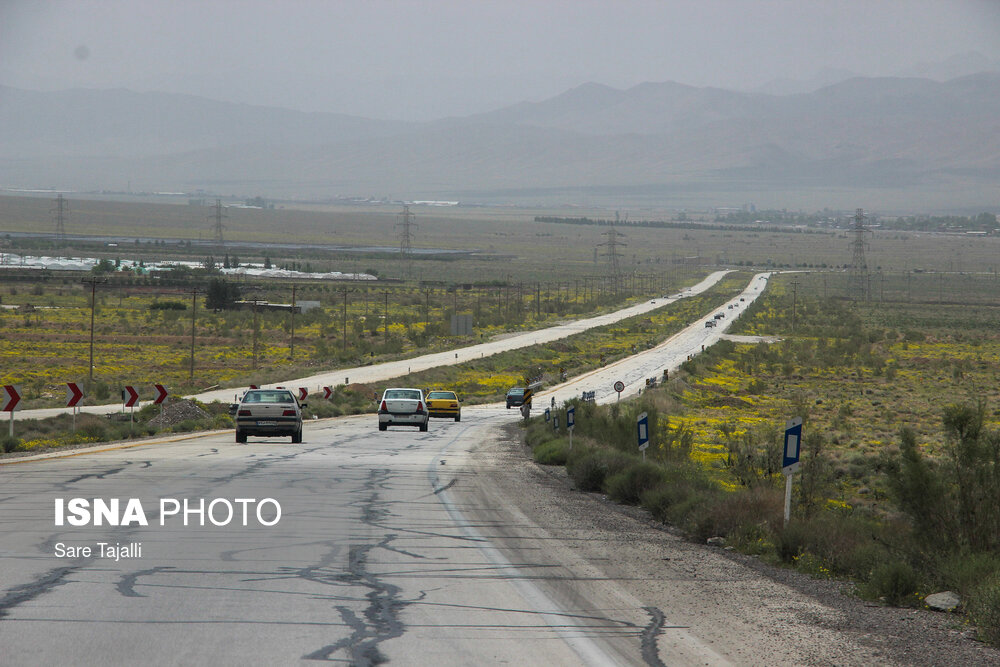 باران در جاده های ۵ استان/بازگشایی محور هراز