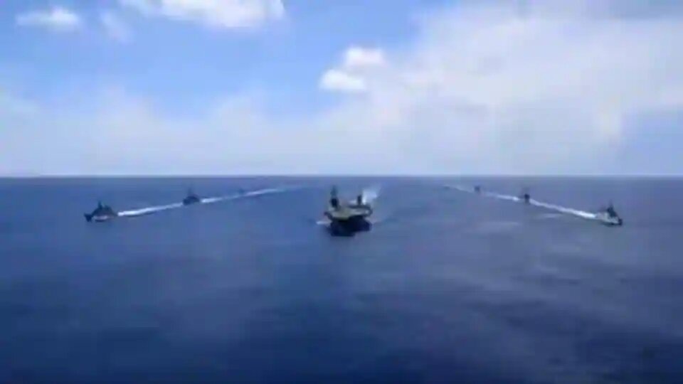 آغاز بزرگترین مانور دریایی هند، آمریکا، ژاپن و استرالیا آغاز بزرگترین مانور دریایی هند، آمریکا، ژاپن و استرالیا