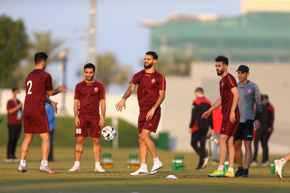 پرسپولیس با روحیه تمرین کرد