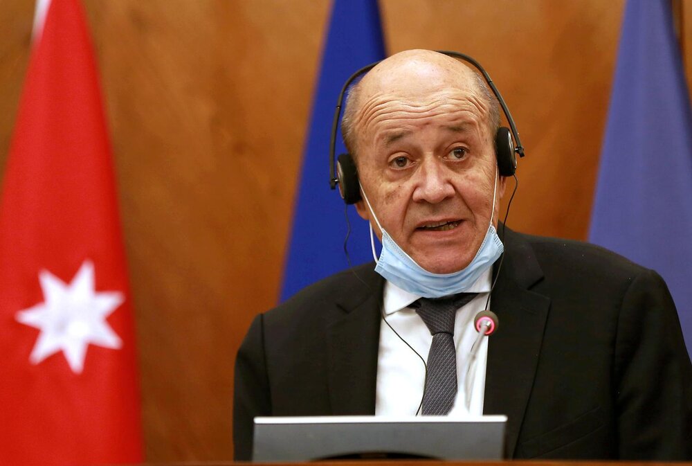 وزیر خارجه فرانسه: مناقشات تجاری بین اتحادیه اروپا و آمریکا باید حل شود