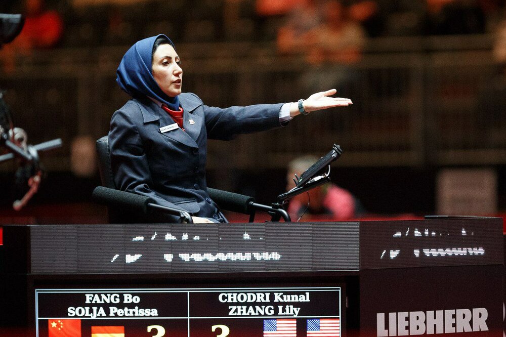 انتخاب داور زن ایران به عنوان کمک سرداور مسابقات آسیایی پینگ‌پنگ