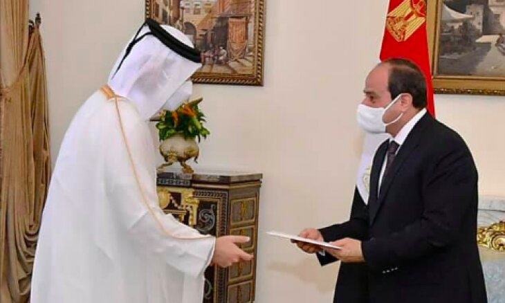 امیر قطر سیسی را به دوحه دعوت کرد