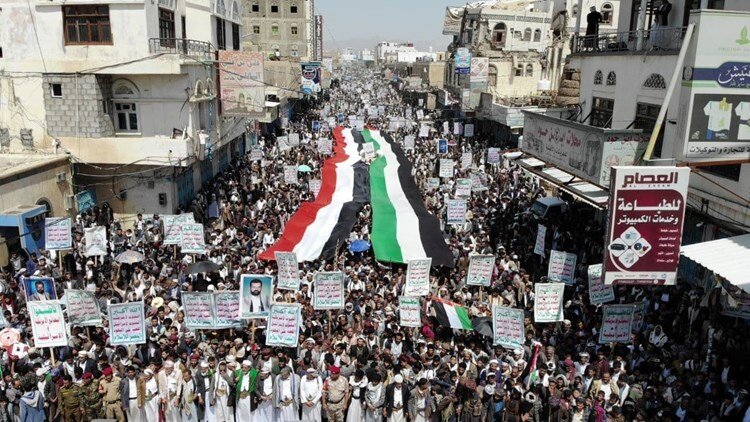 راهپیمایی گسترده یمنی‌ها در صعده