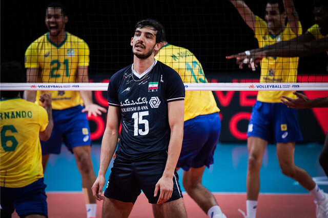 زور والیبال ایران به برزیل نرسید