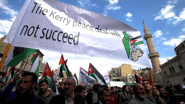 اردنی‌ها بار دیگر مخالفتشان با عادی‌سازی روابط با تل‌آویو را ابراز کردند