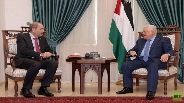 دیدار وزیر خارجه اردن با محمود عباس