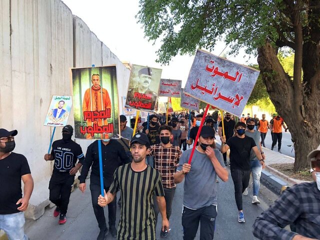 معترضان عراقی به منطقه الخضرا در بغداد بازگشتند