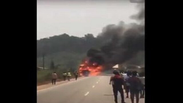 انفجار مهیب در غرب غنا با ده‌ها کشته و زخمی