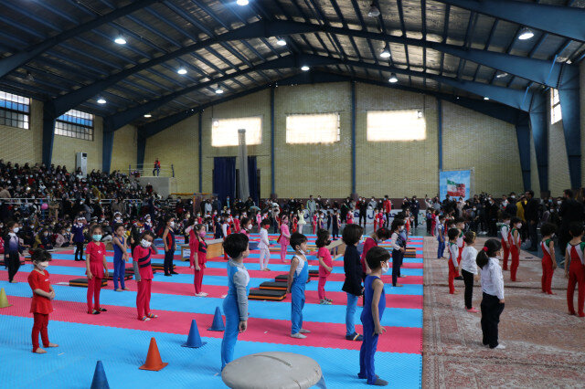 برپایی جشنواره بزرگ حرکات پایه ژیمناستیک استان فارس