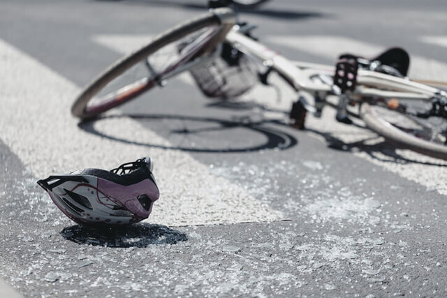 مرگ دوچرخه‌سوار نوجوان بر اثر تصادف