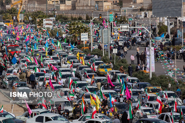 برگزاری راهپیمایی خودرویی ۲۲ بهمن در لرستان