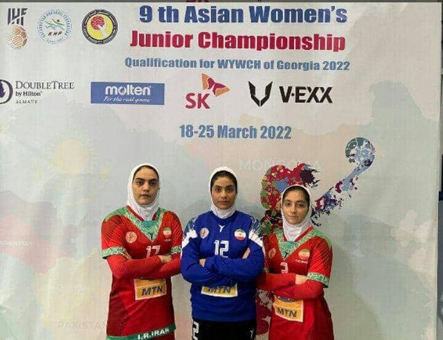 درخشش ملایری‌ها در تیم ملی هندبال نوجوانان دختر ایران