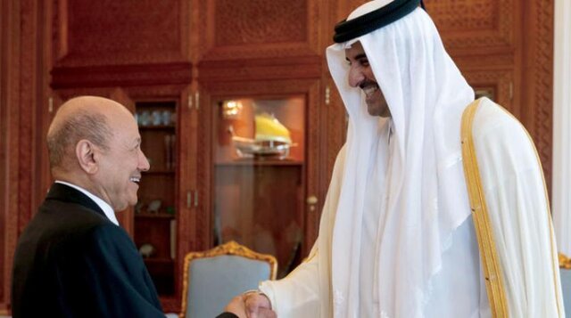 تاکید امیر قطر بر حمایت از توافق سیاسی در یمن