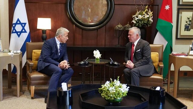 دیدار و گفت‌وگوی پادشاه اردن و نخست وزیر رژیم صهیونیستی در امان